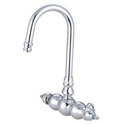 Kingston Brass ABT300-1 Vintage Gooseneck Faucet, Polished Chrome - Kingston Brass ABT300-1