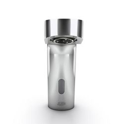 Zurn Industries Z6933-CP4-L-MV Deck Mount Battery Sensor Faucet w/ 1.0 gpm Aerator & Temperature Mixing Valve- 4" Plate, Chrome