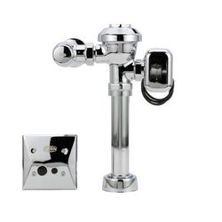 Zurn Industries ZEMS6000AV-WS1-W1 In Wall Hardwired Sensor Flush Valve for Water Closets - 1.6 gpf, 11 1/2" Rough In, Chrome