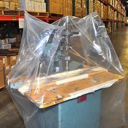 LK Packaging BOR544472 Equipment Bags on Roll - 72"L x 54"W x 44" SG, 2 mil LDPE, Clear