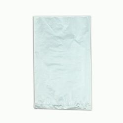 LK Packaging C09SE Merchandise Bag - 6 1/4" x 9 1/4", 0.6 mil HDPE, Silver, White