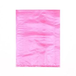LK Packaging C11RE Merchandise Bag - 8 1/2" x 11", 0.6 mil HDPE, Red, Pink