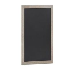 Flash Furniture HGWA-6GD-CRE8-264315-GG Wall Mount Chalkboard Sign - 24"W x 36"H, Pine Wood Frame, Brown