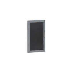 Flash Furniture HGWA-GDIS-CRE8-962315-GG Wall Mount Chalkboard Sign - 11"W x 17"H, Pine Wood Frame, Rustic Gray
