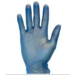 Impact GVP9-MD-1-BL General Purpose Vinyl Gloves - Powder Free, Blue, Medium Foodservice Glove
