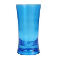 Fortessa DV.PS.AAV203BL 17 oz Outside Short Beer Pint Glass, Plastic, Blue