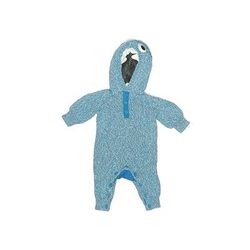 Baby 8 Long Sleeve Outfit: Blue Print Bottoms - Size 0-3 Month