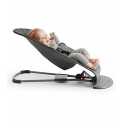 BabyBjrn Bouncer Bliss, Light Gray Frame Mesh Beige Gray