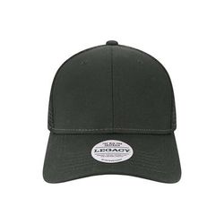 LEGACY MPS Mid-Pro Snapback Trucker Cap in Black size Adjustable | 65/35 cotton/polyester