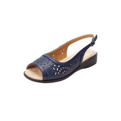 Wide Width Women's The Mary Sling by Comfortview in Navy (Size 10 W)