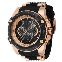 1 LIMITED EDITION - Invicta Marvel Black Panther Men's Watch - 52mm Rose Gold Black (41231-N1)