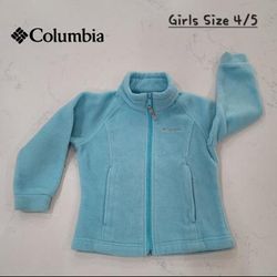 Columbia Shirts & Tops | Columbia Fleece Jacket Girls Size 4-5 | Color: Blue | Size: 4g