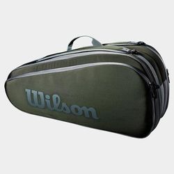 Wilson Tour 6 Pack Tennis Bags Dark Green