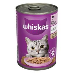 12x400g Salmon in Jelly Whiskas 1+ Wet Cat Food