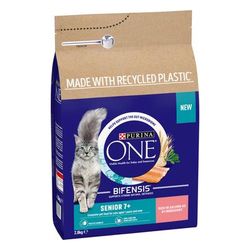2.8kg Senior 7+ Salmon & Whole Grains Purina ONE Dry Cat Food