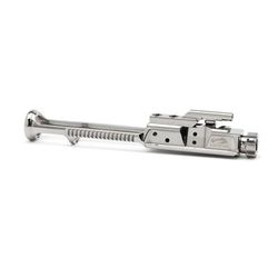 Cryptic .223 / 5.56 / .300 AAC Blackout Low Mass Steel Bolt Carrier Group BCG Mystic Silver CC-LMS-0103