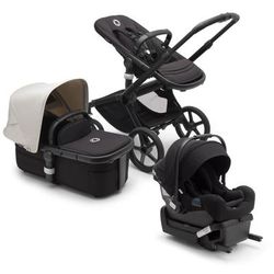 Bugaboo Fox 5 + Turtle One Travel System Bundle - Black / Midnight Black / Misty White / Black