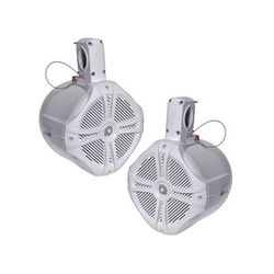 Power Acoustik Marine 6.5in Wake Tower Speaker - Pair White MWT-65W