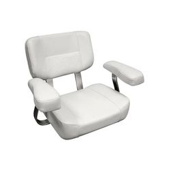 Wise Deluxe Helm Chair w/ Arms White Medium 3321-784