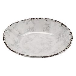 GET B-42-FM 1 3/10 qt Round Melamine Soup/Salad Bowl, French Mill, 12/Case, Gray