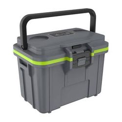 Pelican 8QT Personal Cooler (Dark Gray/Green, 7.57L) 8Q-1-DKGRYEGRN