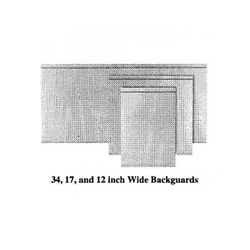 Garland M12LPBG Master Series Low Profile Backguard/Flue Riser, 10"H x 12"W, Stainless Steel