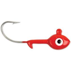 GOT-CHA Grub Head 1/2 oz 2/0 Hook Red 100/Pack BSWG12100-9