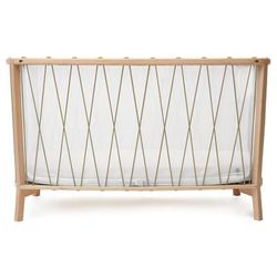 Charlie Crane KIMI Baby Bed with Organic Mattress - Hazelnut