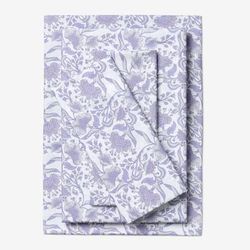 Comfort Cloud Floral Sheet Set by BrylaneHome in Lavender (Size KING)