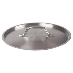 Winco SSTC-12F 13 1/8" Fry Pan Cover, Stainless Steel