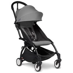 Babyzen YOYO2 Ultra Compact Complete 0+/6+ Stroller & Rolling Bag Bundle - Black/Grey