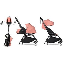 Babyzen YOYO2 Ultra Compact Complete 0+/6+ Stroller & Rolling Bag Bundle - Black/Ginger