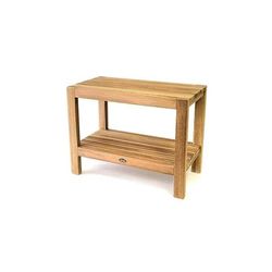 ARB Teak Fiji 24 Inch Teak Shower Bench with Shelf BEN603