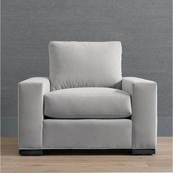 Edessa Lounge Chair - Lagoon Velvet - Frontgate