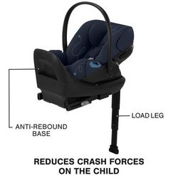 Cybex Cloud G Lux SensorSafe Comfort Extend Reclining Infant Car Seat - Ocean Blue
