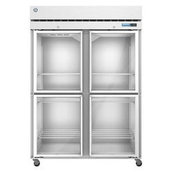 Hoshizaki F2A-HG Steelheart 55" 2 Section Reach In Freezer, (4) Glass Doors, 115v, Silver