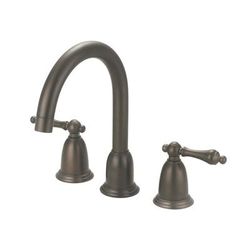 Randolph Morris Widespread Bathroom Sink Faucet - Metal Lever Handles RMH711ML-ORB