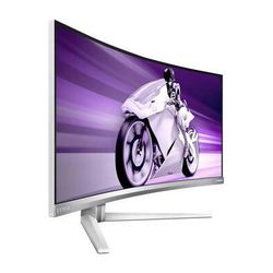 Philips 8000 34" 1440p HDR 175 Hz Curved Ultrawide Gaming Monitor (White) 34M2C8600