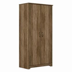 Bush Furniture Cabot Tall Storage Cabinet with Doors in Reclaimed Pine - Bush Furniture WC31599