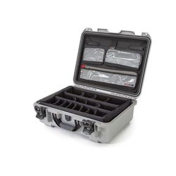 Nanuk Case 930 w/lid org. w/divider Silver Large 930S-060SV-0A0