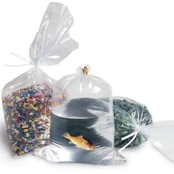 LK Packaging FB14F0815 Gusset Bag - 15"L x 8"W - 1.4 mil LDPE, Clear