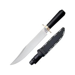 Cold Steel Laredo Bowie Knife 10.5in CPM 3V Steel Clip Point Blade Black G10 Handle 16DL