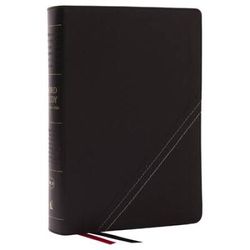 Nkjv, Word Study Reference Bible, Bonded Leather, Black, Red Letter, Comfort Print: 2,000 Keywords That Unlock The Meaning Of The Bible