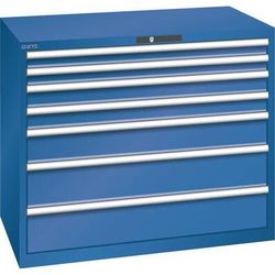 Armoire 7 Tiroirs 1193x725x1000mm-capacité 75kg-bleu Foncé - Lista