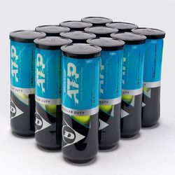 Dunlop ATP Regular Duty 12 Cans Tennis Balls