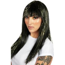 Metallic Gold Wig With Bangs