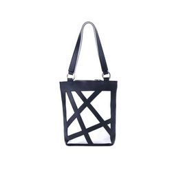 Urbn Chc Luna Kevlar Tote Bag Veg Look Black/Gazelle White Large LUNWHT
