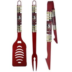 Florida St. Seminoles 3 pc Color BBQ Tool Set - Siskiyou Buckle C3CC7