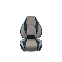 Springfield Marine 1780238 Deluxe Fish Pro High Back Seat Blue/Grey 1041631-1