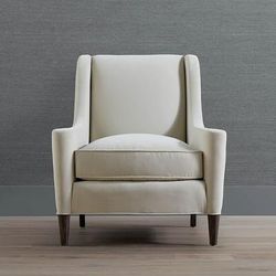 Davina Accent Chair - Performance Linen Parks Sand - Frontgate